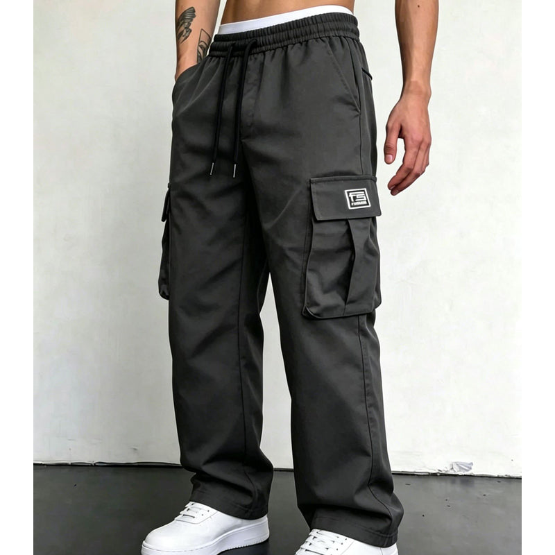 👖 50% RABATT! 🏕️ Herren Cargohose in lockerer Passform – Bequem, vielseitig & mit vielen Taschen – Ideal für Alltag, Outdoor & Freizeit ✨