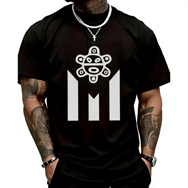 👕💨 50% RABATT! Atmungsaktives Herren-T-Shirt mit Print und kurzen Ärmeln – Leicht, bequem & stylisch – Perfekt für den Alltag, Sport & warme Tage ✨
