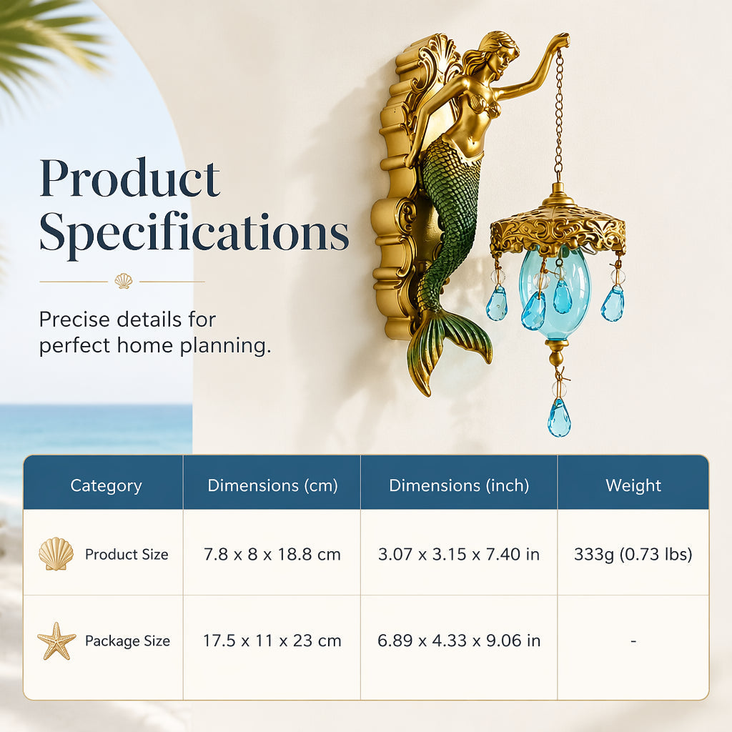 ✨ 50 % Rabatt – Retro-Harz-Meerjungfrau-Wandleuchte – dekoratives Accessoire, detailreiches Design & vielseitig – für Wohnzimmer & Flur 🧜‍♀️