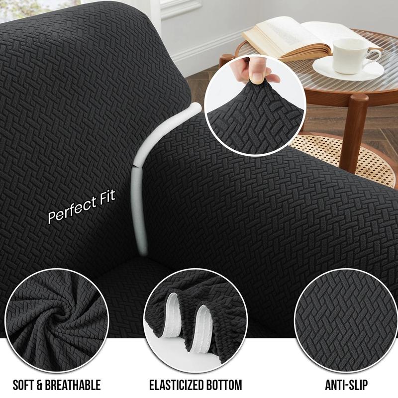 Rutschfeste Stretch-Jacquard-Sofaabdeckung