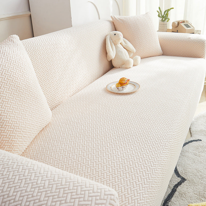 Rutschfeste Stretch-Jacquard-Sofaabdeckung