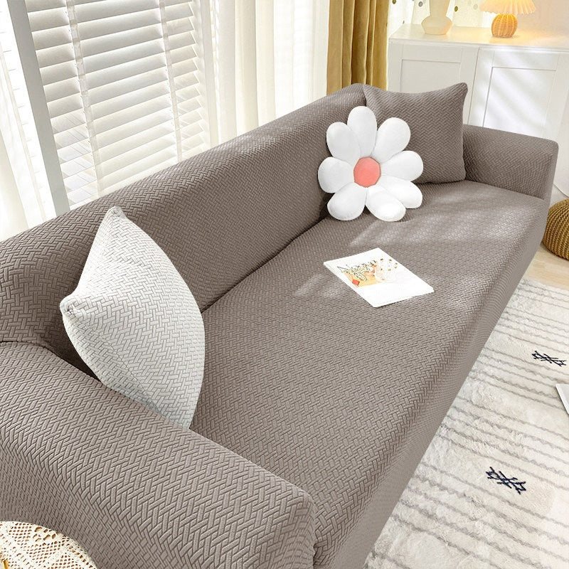 Rutschfeste Stretch-Jacquard-Sofaabdeckung