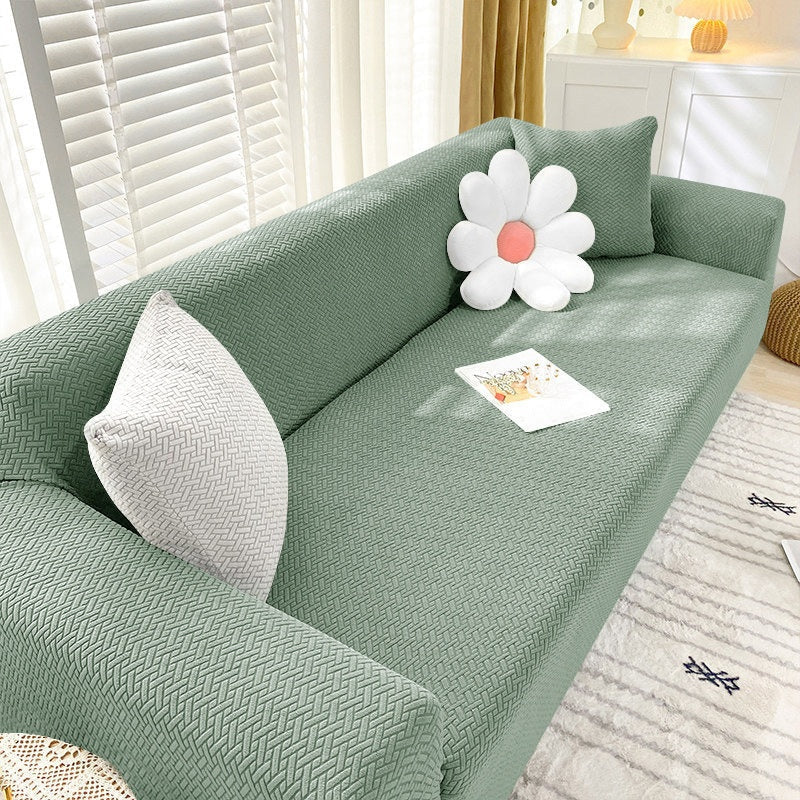 Rutschfeste Stretch-Jacquard-Sofaabdeckung
