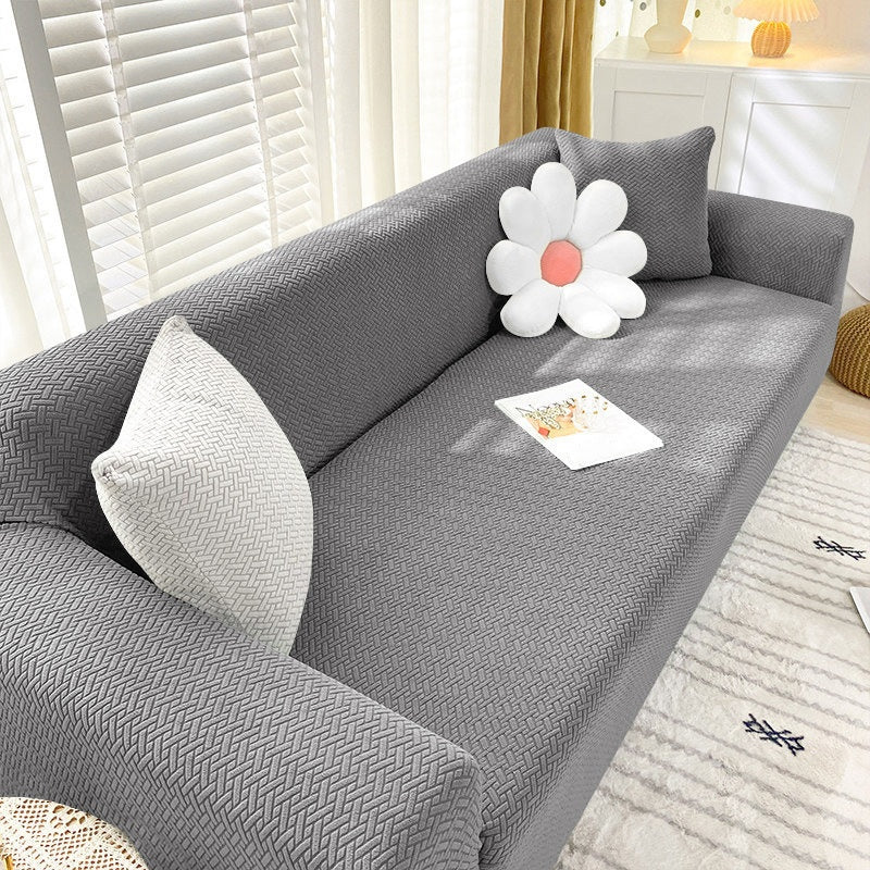 Rutschfeste Stretch-Jacquard-Sofaabdeckung