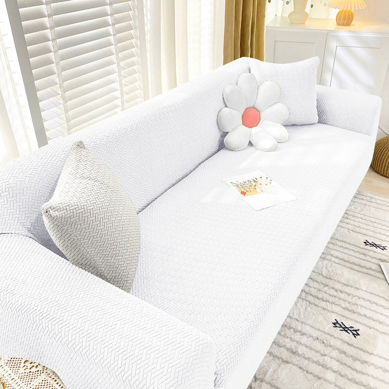 Rutschfeste Stretch-Jacquard-Sofaabdeckung