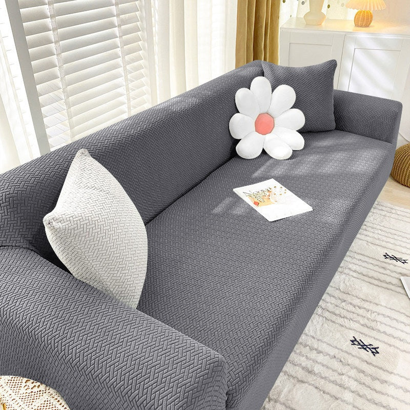 Rutschfeste Stretch-Jacquard-Sofaabdeckung