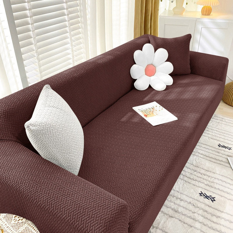Rutschfeste Stretch-Jacquard-Sofaabdeckung