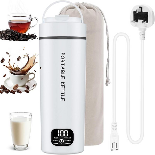 📢50% RABATT !!⏰Tragbarer Elektrischer Wasserkocher mit Temperaturregelung