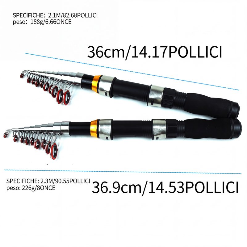 🎣 LIMITIERTES ANGEBOT 50% RABATT!  ✨Komplettes Reise‑Angelset mit Tragetasche – alles‑in‑ein Angelzubehör für Ausflüge & Reisen
