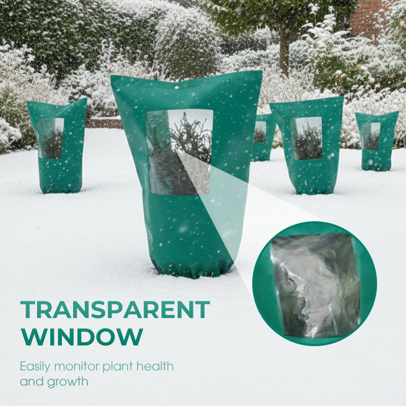 📢📢50% RABATT !!⏰🌱Winterschutz-Pflanzenhülle mit Reißverschluss und Kordelzug zum Frostschutz