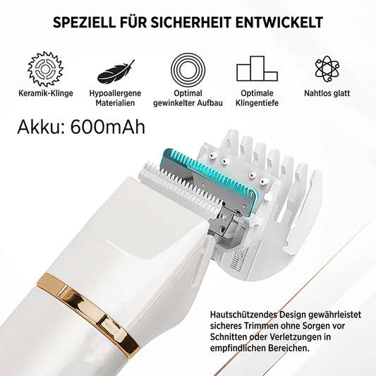 🪒 50% RABATT! ✨ 3‑in‑1 Körperhaartrimmer – Elektrisch, vielseitig & einfach 🛁