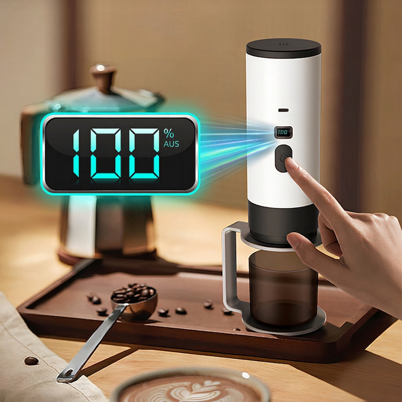 ☕🚗 50% RABATT! Tragbare Espressomaschine für Reisen – Kompakt, akkubetrieben & perfekt für frischen Kaffee unterwegs, im Auto oder Zelt ⛺✨