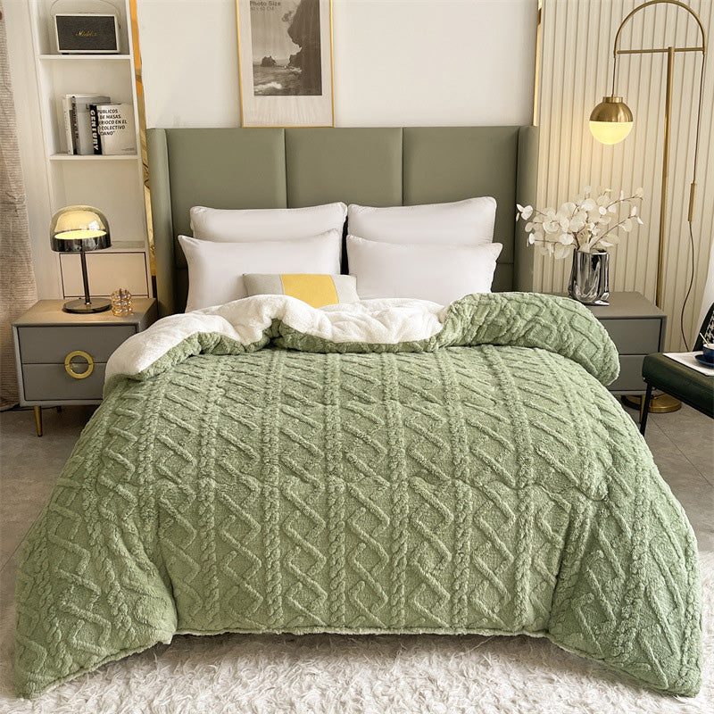🍂 50% RABATT! 🛋️ Plüschdecke – Verdickt, superweich & kuschelig warm ✨