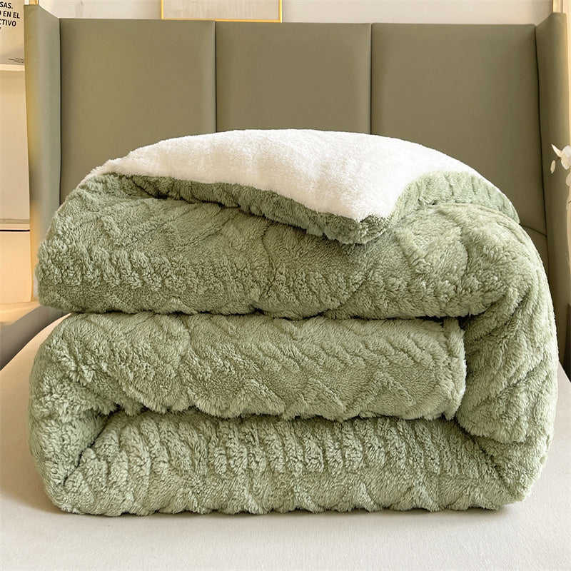 🍂 50% RABATT! 🛋️ Plüschdecke – Verdickt, superweich & kuschelig warm ✨