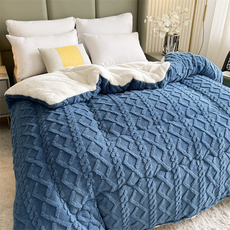 🍂 50% RABATT! 🛋️ Plüschdecke – Verdickt, superweich & kuschelig warm ✨