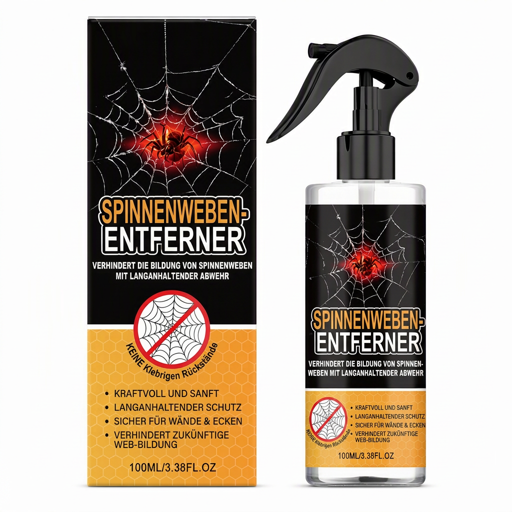 Spinnwebenentfernungsspray und Wandreiniger für Decken und Ecken im Haushalt, sichere Staubreinigung für Wände