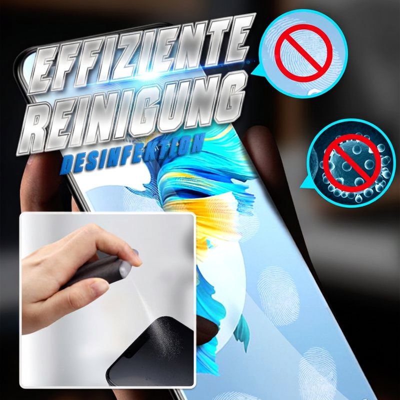 🧽 50% RABATT! 📱 2‑in‑1 Bildschirmreiniger – Tragbar, wiederverwendbar & Mikrofaser ✨