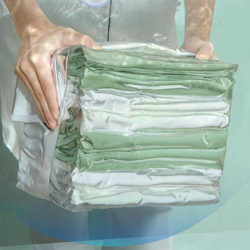 💨50% RABATT! ✅ Vakuum-Aufbewahrungsbeutel! Wiederverwendbar mit Ablassventil, spart viel Stauraum für Textilien
