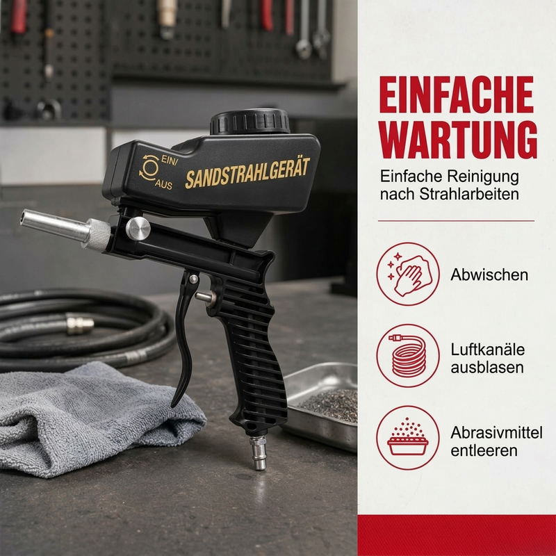 Tragbare pneumatische Hand-Sandstrahlpistole