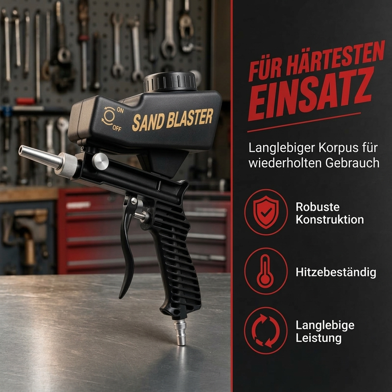Tragbare pneumatische Hand-Sandstrahlpistole