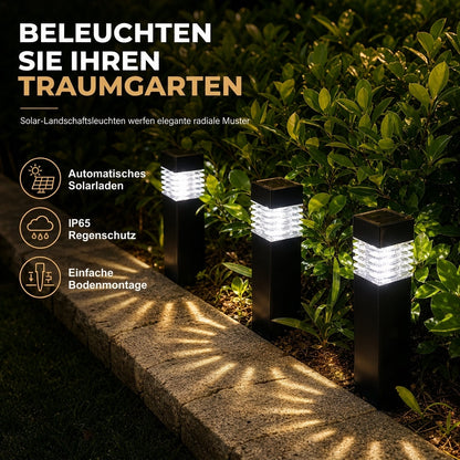 🏡 50 % Rabatt ! Solarbetriebene Deko-Leuchte für Garten & Terrasse, warmes Licht, kabellos & wetterfest