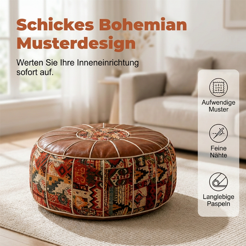 🛋️ 50% RABATT! 📦 🪑 Aufbewahrungshocker aus Kunstleder – 2-in-1 Sitzgelegenheit und Stauraum