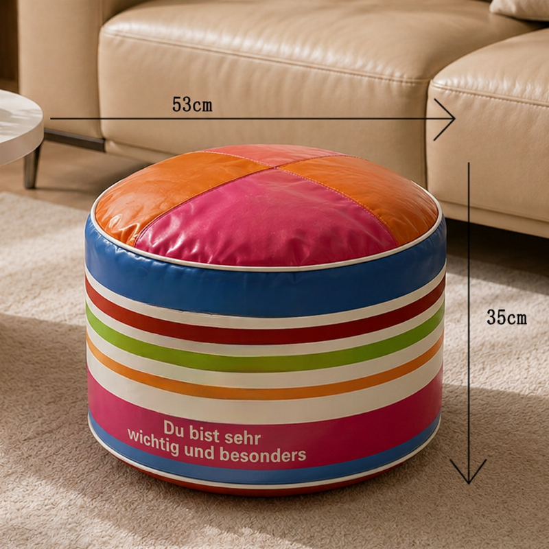 🛋️ 50% RABATT! 📦 🪑 Aufbewahrungshocker aus Kunstleder – 2-in-1 Sitzgelegenheit und Stauraum