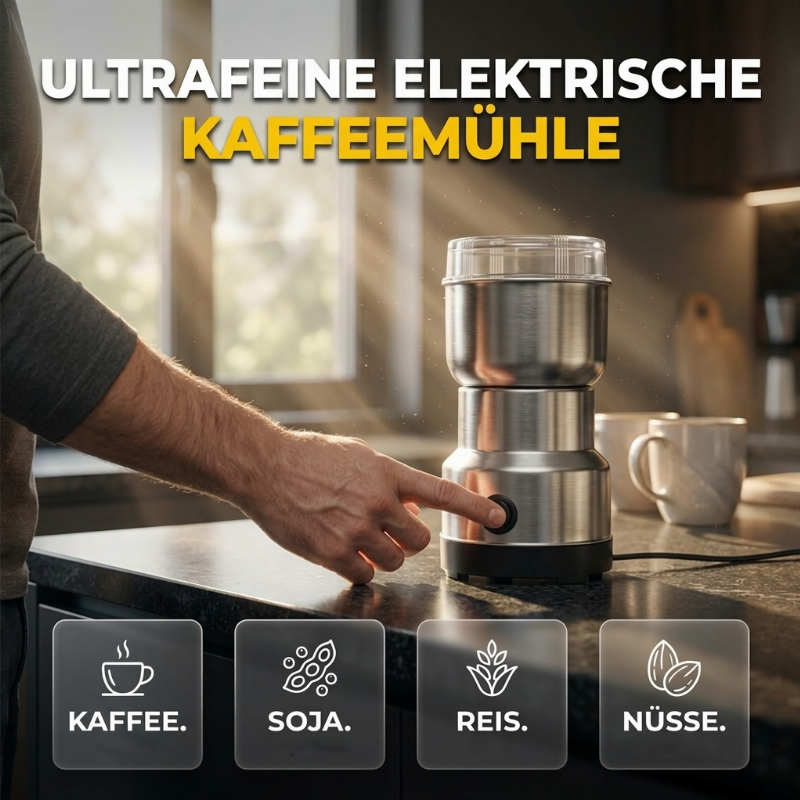 📢📢50% RABATT !!⏰Mehrzweck-Elektromühle aus Edelstahl