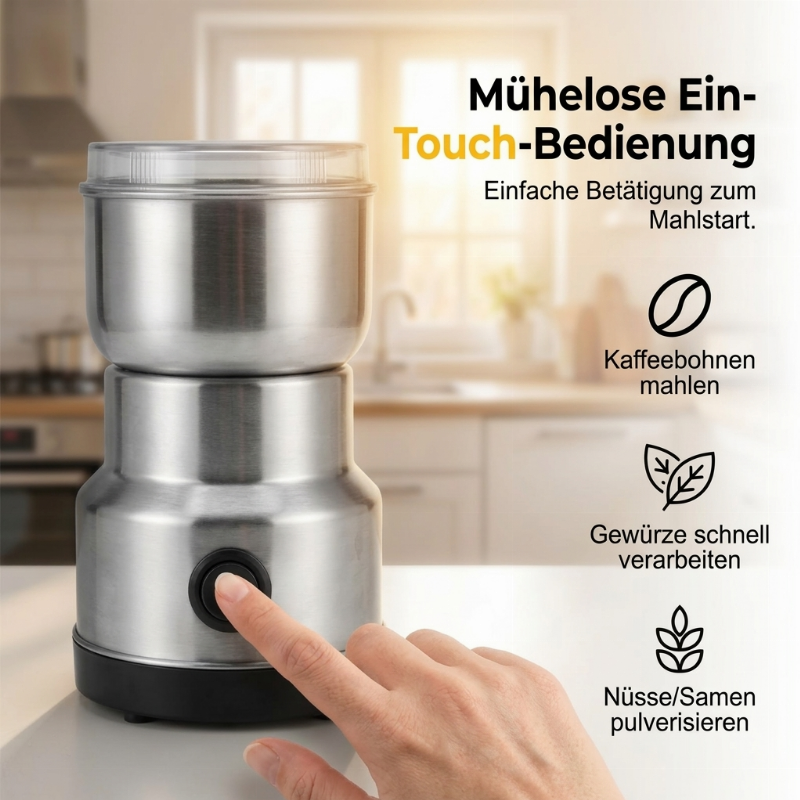 📢📢50% RABATT !!⏰Mehrzweck-Elektromühle aus Edelstahl