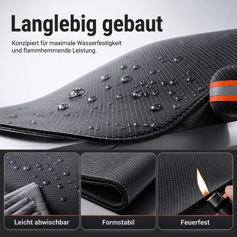 ⏰Magnetische Auto-Frontscheibenabdeckung, verdickt, wasserdicht – Sonnenschutz und Schneeschutz mit reflektierenden Streifen