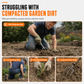 🌱Versand kostenlos!! 🍎 Kabellose Mini-Gartenfräse mit 21-V-Akku – handlicher Bodenlockerer & Unkrautentferner für Garten & Beet