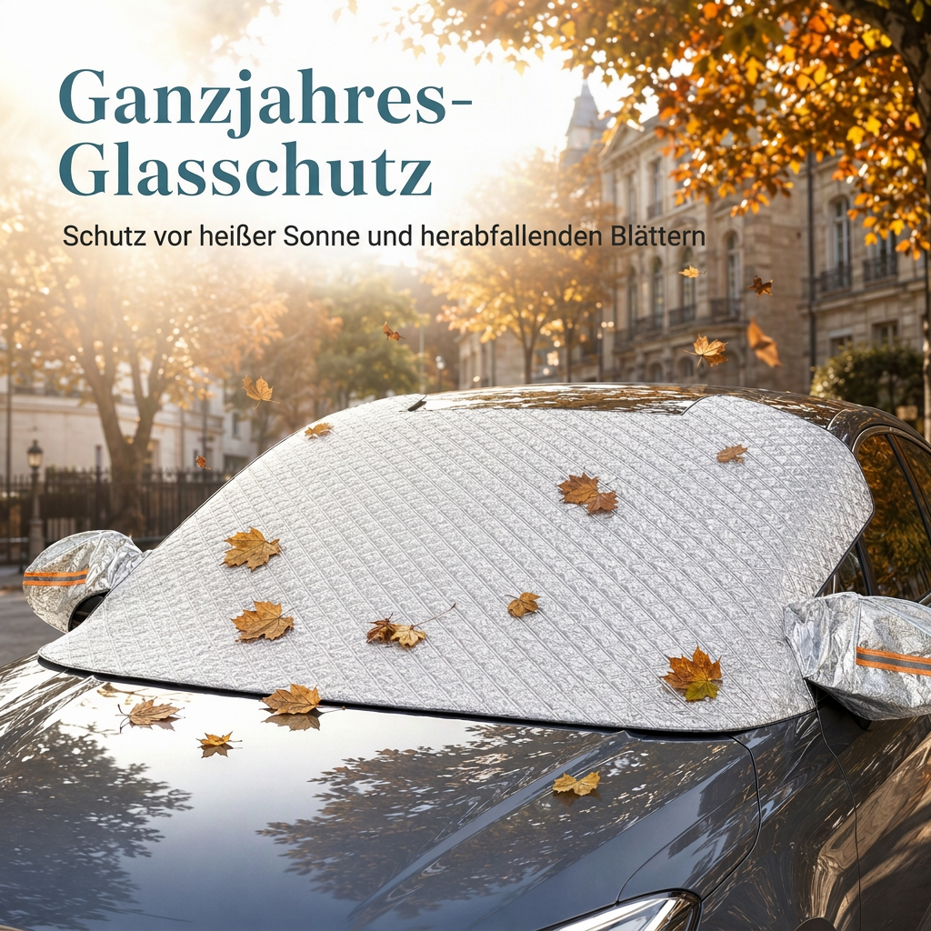 Verdickte magnetische Auto-Frontscheiben-Schneedecke Halbabdeckung für Winter-Frontscheiben für Limousinen und SUVs
