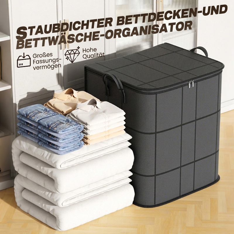 🧺📦 50 % RABATT! 🗄️ Staubschutzhüllen für Bettdecken und Bettwäsche – großes Fassungsvermögen, strapazierfähiges Vliesmaterial und faltbar – ideal für die saisonale Aufbewahrung 🛏️