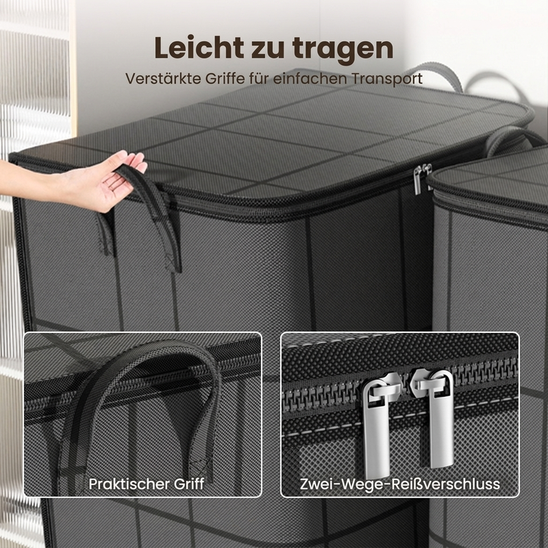 🧺📦 50 % RABATT! 🗄️ Staubschutzhüllen für Bettdecken und Bettwäsche – großes Fassungsvermögen, strapazierfähiges Vliesmaterial und faltbar – ideal für die saisonale Aufbewahrung 🛏️