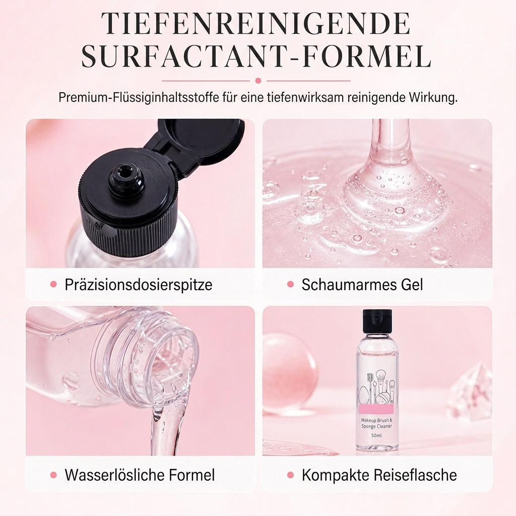 ✨🧴50ml Make-up Pinsel Reiniger | Reinigungslösung für Schwämme & Puderpuffs