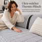 ❄️ Winter-Sonderangebot 🐰 | Rutschfeste, plüschige Sofakissenabdeckung – weich & kuschelig für die kalte Jahreszeit 🛋️✨