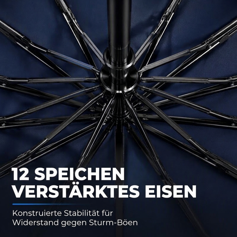 🌧️ 50 % Rabatt ! Faltregenschirm Extra Groß Windfest – Trotzt jedem Sturm, maximaler Schutz! 🛡️ 130 cm XXL-Dach, 12 verstärkte Rippen, schnelltrocknend ⚡
