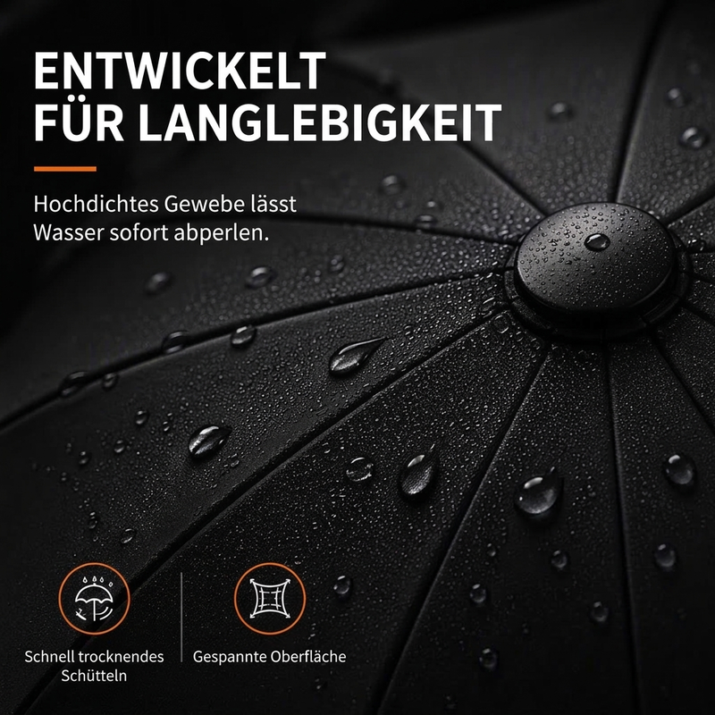 🌧️ 50 % Rabatt ! Faltregenschirm Extra Groß Windfest – Trotzt jedem Sturm, maximaler Schutz! 🛡️ 130 cm XXL-Dach, 12 verstärkte Rippen, schnelltrocknend ⚡