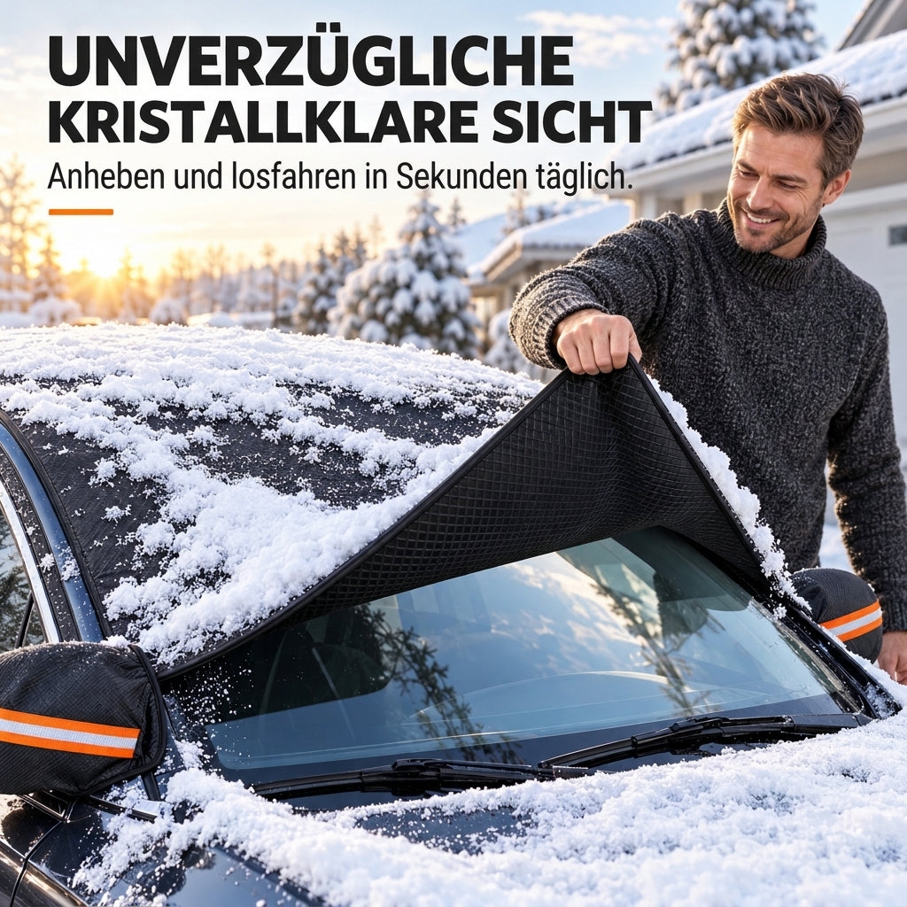 Ganzjährig abgedeckter, verdickter Auto-Windschutzscheibenschutz für Schnee, Frost und Sonnenschutz-Gcom