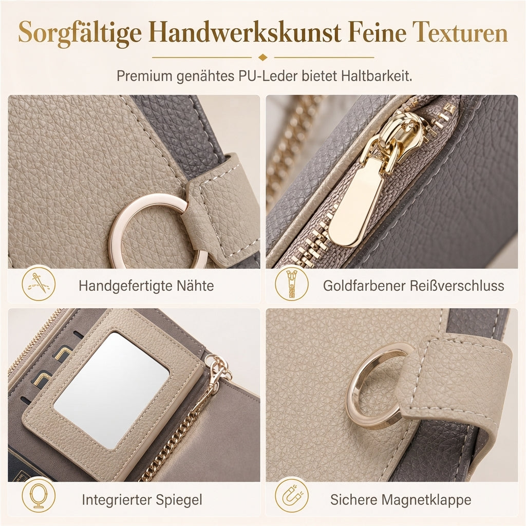 🔥50% RABATT!!📢📱 PU-Leder Flip Wallet Handyhülle – Kartenfächer, Ständer & Umhängeband, bewahren Sie Ihre Essentials auf und schützen Sie Ihr Telefon ✨