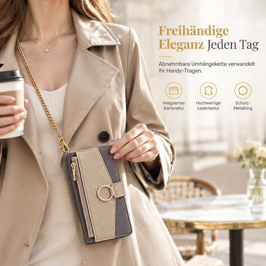 🔥50% RABATT!!📢📱 PU-Leder Flip Wallet Handyhülle – Kartenfächer, Ständer & Umhängeband, bewahren Sie Ihre Essentials auf und schützen Sie Ihr Telefon ✨