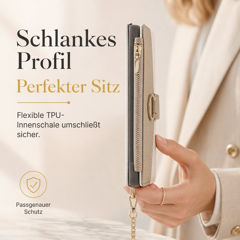 🔥50% RABATT!!📢📱 PU-Leder Flip Wallet Handyhülle – Kartenfächer, Ständer & Umhängeband, bewahren Sie Ihre Essentials auf und schützen Sie Ihr Telefon ✨