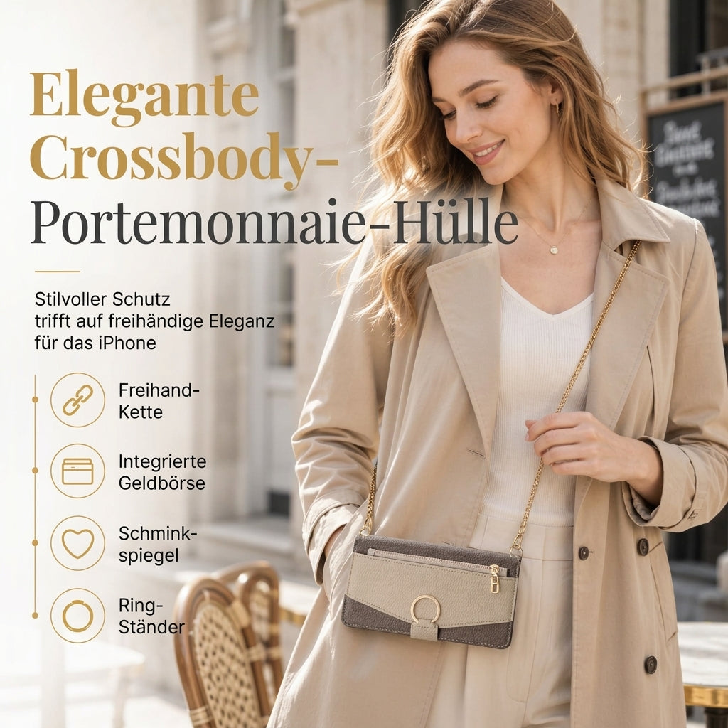 🔥50% RABATT!!📢📱 PU-Leder Flip Wallet Handyhülle – Kartenfächer, Ständer & Umhängeband, bewahren Sie Ihre Essentials auf und schützen Sie Ihr Telefon ✨