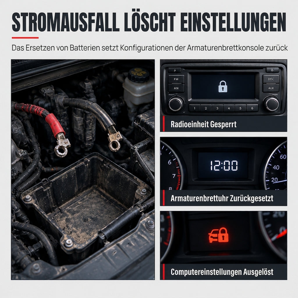 ⚡ 50% RABATT 🔋 OBDII 12V bilminnesbevarare med spänningsindikator