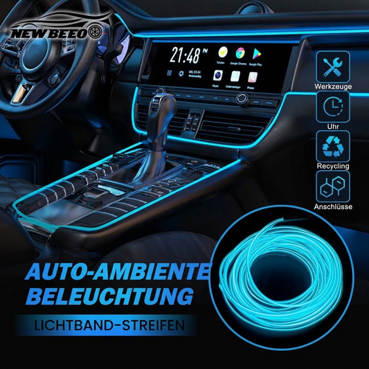 🎁Zeitlich begrenzt: Kaufe 1, erhalte 1 gratis🚗LED-Streifen für die Fahrzeuginnenraumbeleuchtung, mehrfarbiges USB-Stimmungslicht, einfache Installation